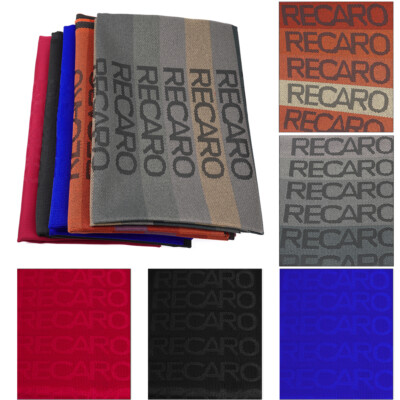 JDM Recaro Fabric Cloth For Car Seat Panel Armrest Decoration 1M×1.6M