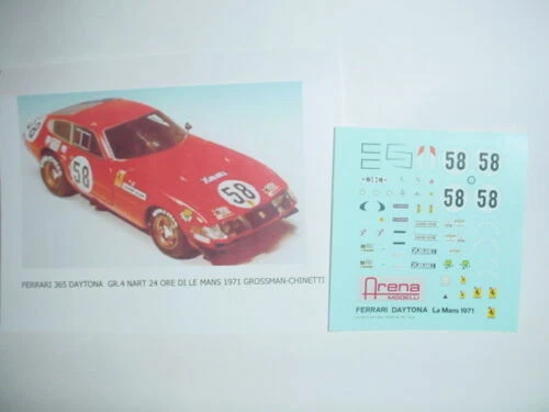 Modellini statici di auto, furgoni e camion Arena Scala 1:43 Ferrari