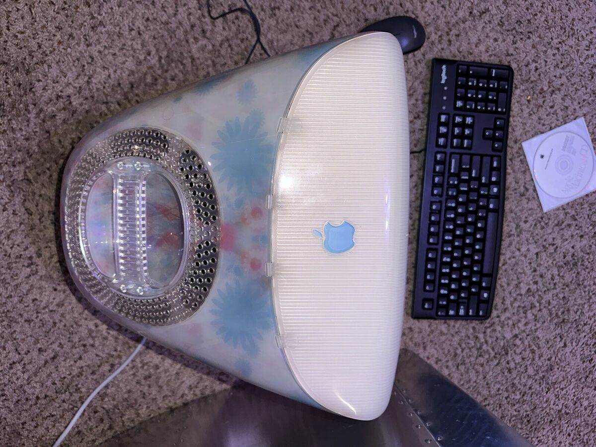 激レア Apple iMac G3 flower power フラワーパワー 通電可 激レア Apple iMac G3 flower power フラワーパワー 通電可
