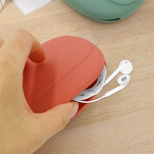 Headphone Cute Storage Box Storage Box Phone Data Portable Cable Bag coin purse - Zdjęcie 6 z 14