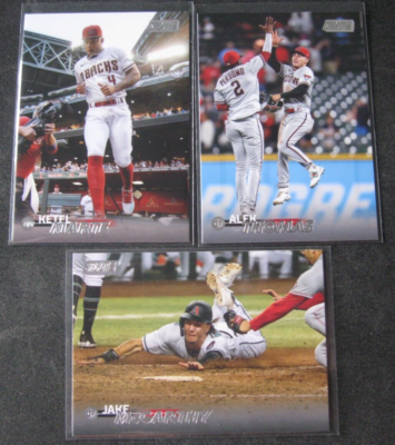 2023 TOPPS STADIUM CLUB 3-CARD AZ DIAMONDBACKS LOT K Marte/A