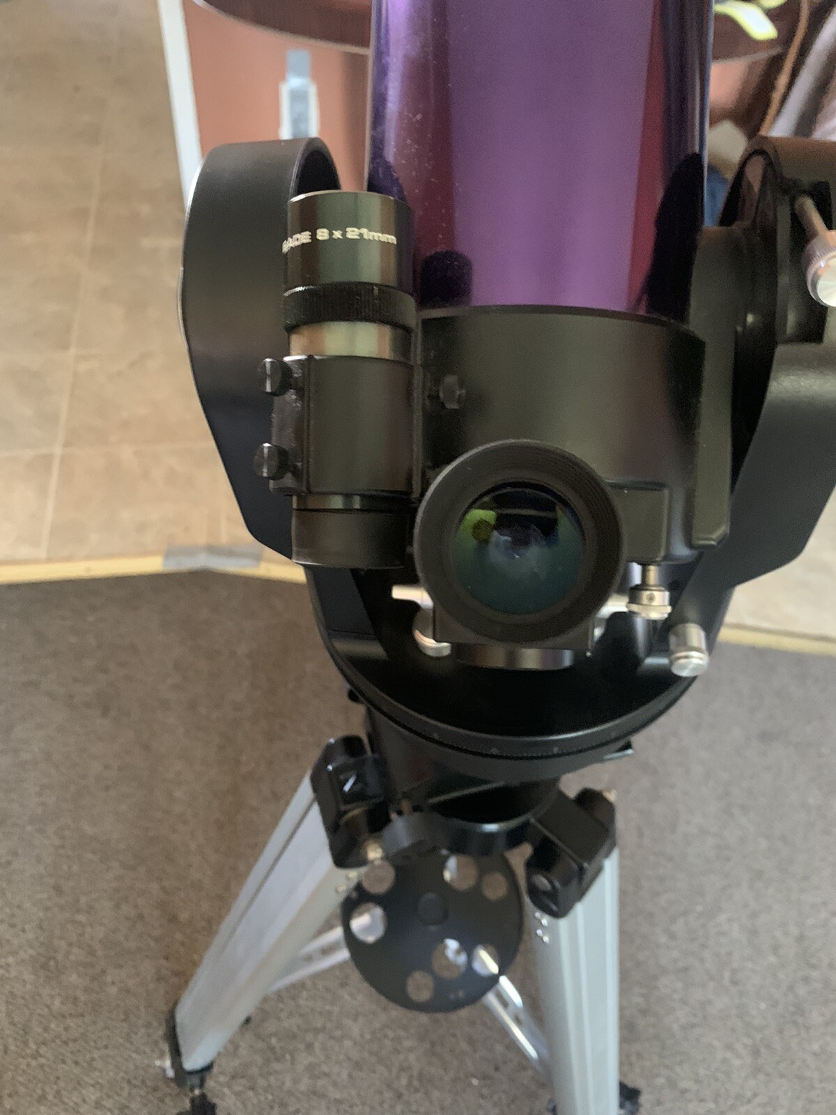 Meade ETX90 MaksutovCassegrain Telescope W/ Tripod & 2 Eye Piece No