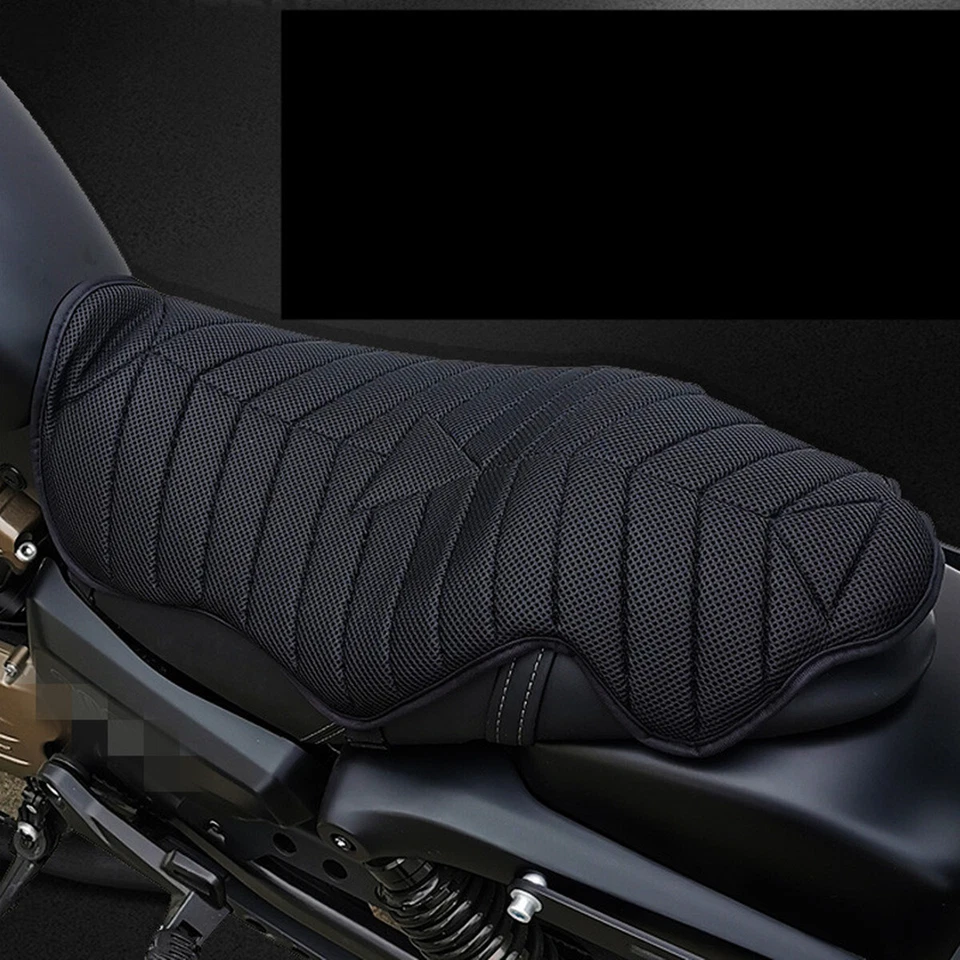 Cojín de malla transpirable impermeable para asiento de motocicleta; Foto 2 de 4