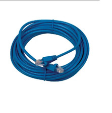 PE RCA CAT-5E 100-MHz Network Cable, Blue 25 Ft. 