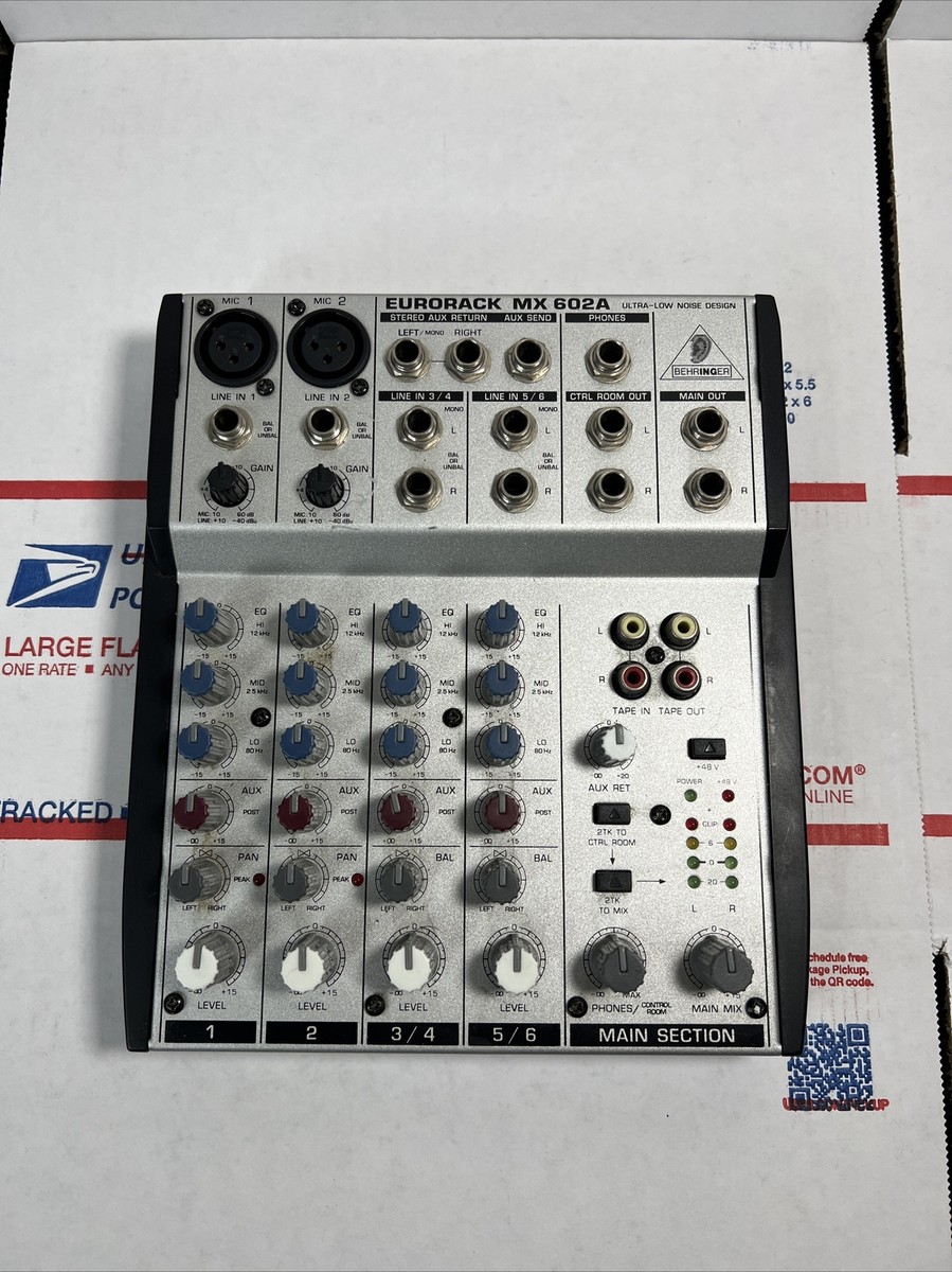Behringer Eurorack MX 602A Ultra-Low Noise 6 Channel Mixer