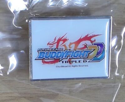 1x  Future Card BuddyFight Triple D: Logo Pin: READ DESCRIPTION New Random Stuff