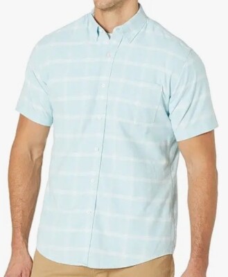Amazon Essentials Men's Regular-Fit Short-Sleeve Pocket Oxford Shirt NEW!!