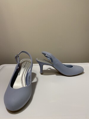 Comfort Plus By Predictions Women s Light Blue Pumps Heels Size 8.5 Payless 3 