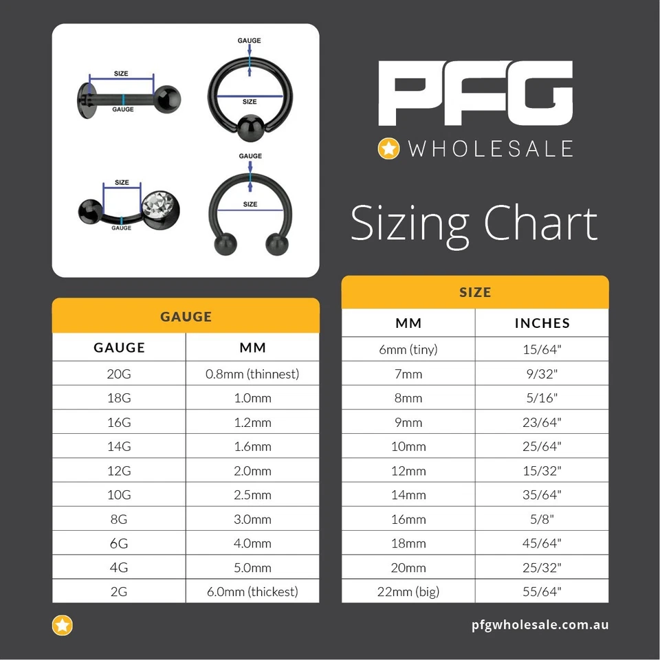 1 Pair Surgical Steel Gem Labret Monroe Tragus Lip Bar Nose Stud Earring 18G-14G Foto 3 de 4