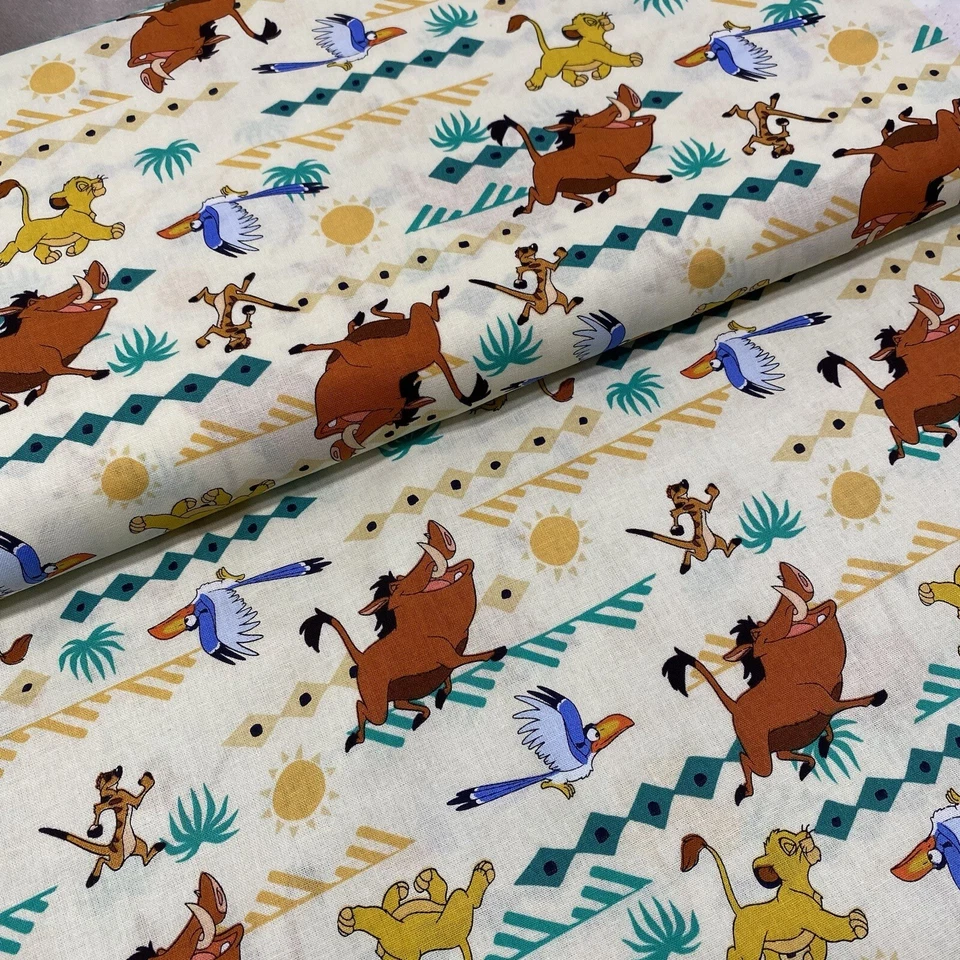 The Lion King Movie Simba Disney Cotton Fabric Sold By The Half Yard - Image 2 of 4