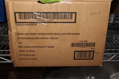 Ability One Dry Wipe White 16-1/2'' x 20'' 7920-01-454-5879