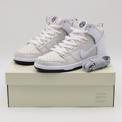 HM5837-100 ANTIHERO × Nike SB Dunk High QS White (Herren)