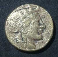 ANCIENT GREEK TETRADRACHM COIN ATHENS ATTICA OWL 18,9G