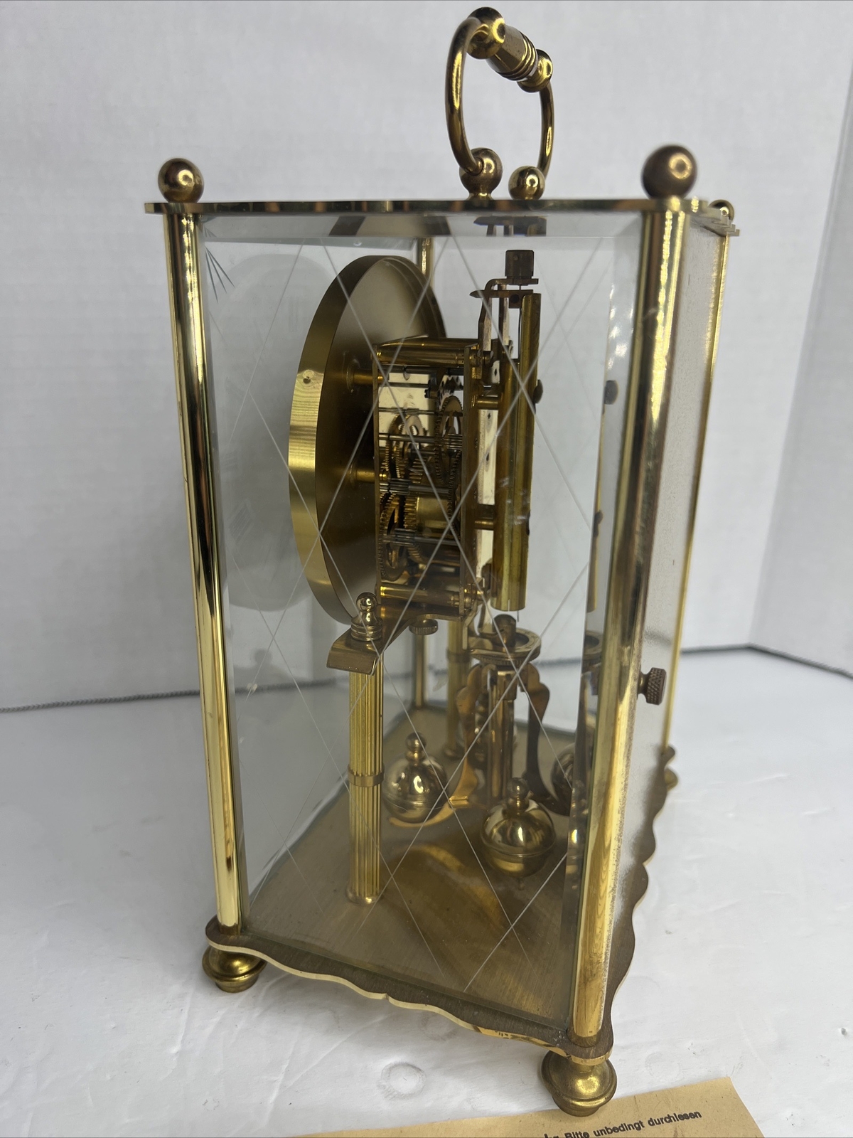 Koma vintage german gilt metal Anniversary clock eBay