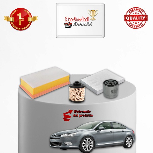 Set Service 4 Filter Citroen C5 II 2.0 HDI 133KW 181CV Von 2015--image