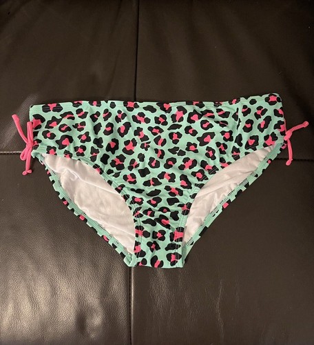 St. Tropez Swimwear Girls Mint Cats Eye Print 2 Pc. Bikini Set Size 16 NEW WTAG - Picture 4 of 6