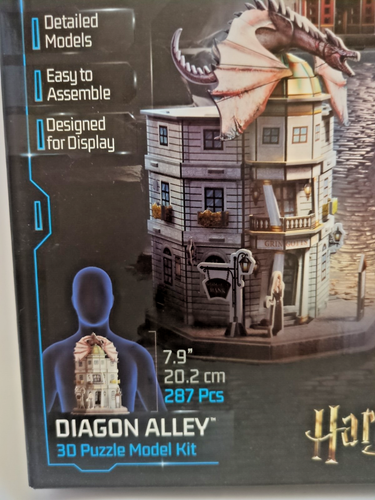 Spin Master 4D Build Diagon Alley Harry Potter Puzzle Model Kit 287 Pieces - Picture 4 of 12