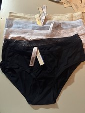 Victoria s Secret Cotton Bikini Panties Size Medium Lot of 4