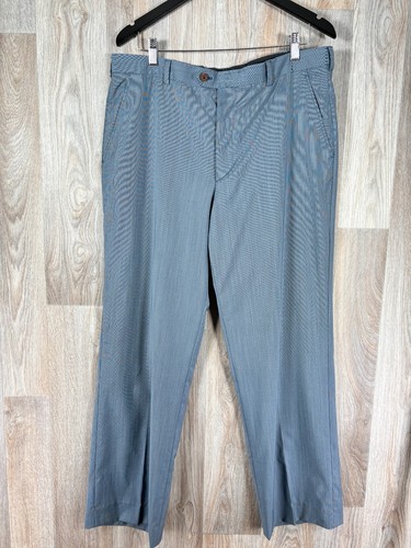 Paul Smith Suit Men 42R 36x31 Blue 2 Piece Wool Jacket Smart Willoughby Wedding - Picture 15 of 20