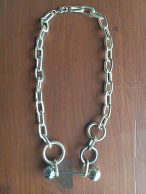 Coach goldfarbenes Halsband/Kette 19 Zoll