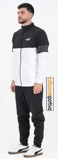 TUTA PUMA UOMO/DONNA ESS COLORBLOCK SUIT FL CL - 691994-02 - col. nero/bianco