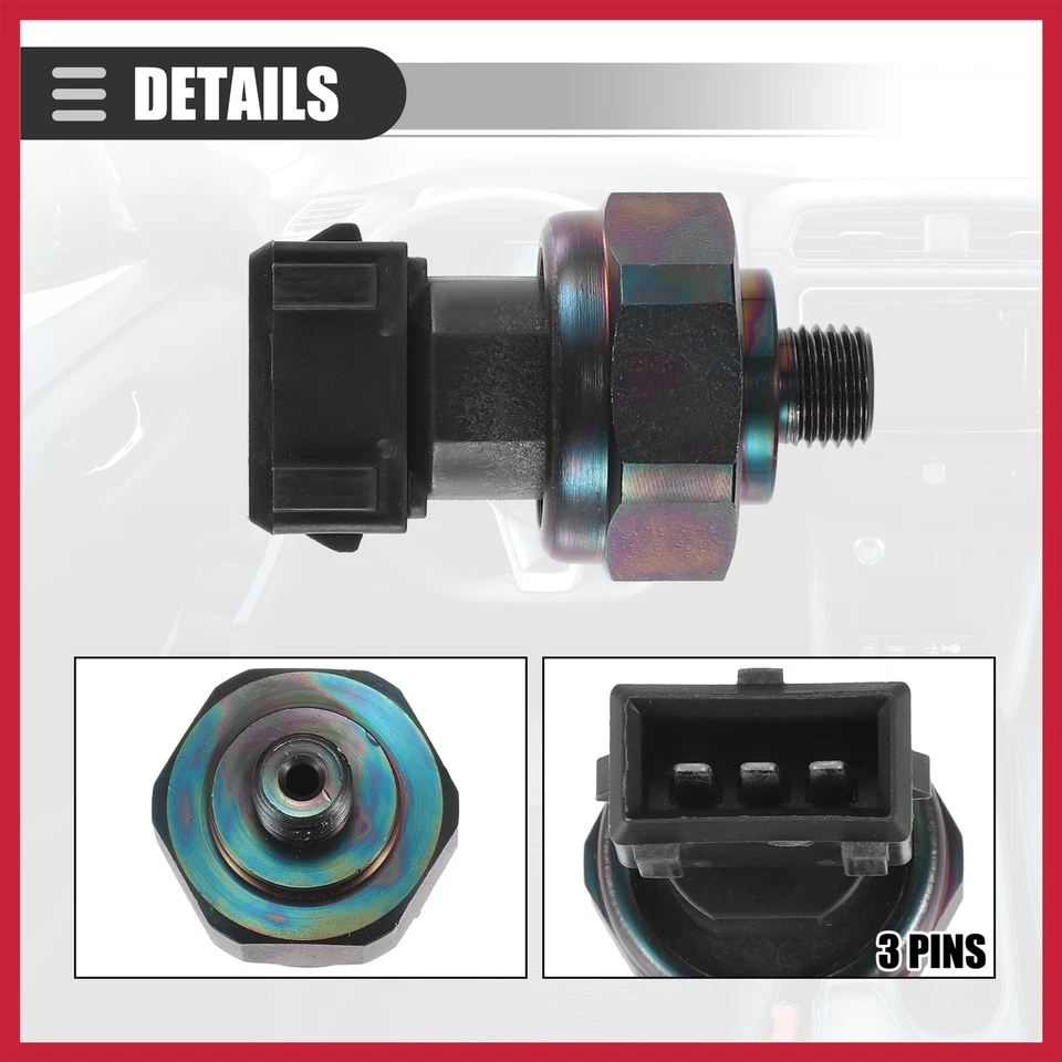 Válvula transductora de presión de aire acondicionado para Mercedes-Benz C220 1994-1996 metal Foto 4 de 4