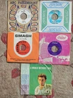 Lot 5 Rock & Roll 45s Tommy Roe Rolling Stones Ron-Dels Ronnie & Roy Bobby Rydel