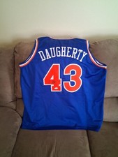 BRAD DAUGHERTY AUTOGRAPHED SIGNED CLEVELAND CAVALIERS JERSEY JSA COA