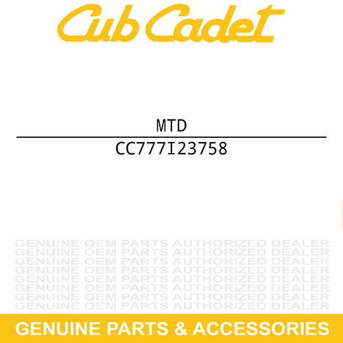 MTD 777I23758 Label rdr:lt5:7speed Murray Troy-Bilt Pony Speed LT 775S 42 T1000 - Picture 1 of 3