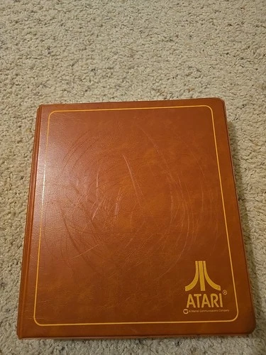 Atari Vintage Game Center Storage Case With 4 Games MOON PATROL DIG DUG COMBAT