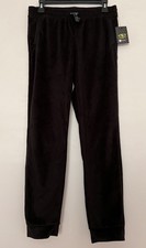 Athletic Works Girls XL 14-16 Micro Fleece Jogger Sweatpants Black Pockets NWT