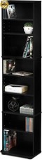 54''H Media Storage Movie Video Game Organizer CD Tower Stand Adjustable Shelf