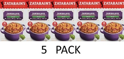 Zatarain's Jambalaya MILD Rice Mix 8 oz Box - 5 PACK