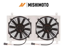 Mishimoto Plug-N-Play Polished Aluminum Fan Shroud Kit For 2002-2006 Acura RSX
