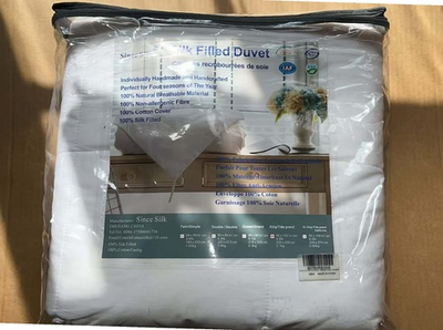 #ad #ad The Since Silk — KING Size Comforter 100% Silk Filled 5.9LB 90x102 inch $86.00