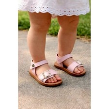 Lucky Brand Gan Toddler Girls Blush Pink Buckle Sandals Size 7