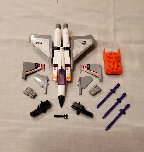 1992 G2 Transformers Starscream Seeker Jet 100% Complete Hasbro Vintage