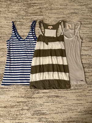 Vintage Hollister Y2k Clothing Lot Of 3 tanks size Small