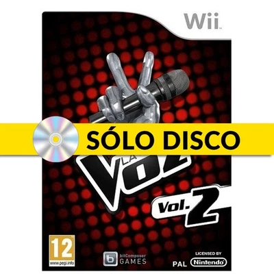LA VOZ VOL. 2 NINTENDO WII JUAN MAGAN BUSTAMANTE HUECCO PASTORA SOLER BISBAL AM