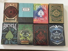 Premium Bicycle & Theory11 Playing Cards – Sealed Collector’s Decks Lot of 8”