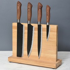 Magnetic Knife Block Double Sided Knives Holder - Kitchen Cutlery Organiser