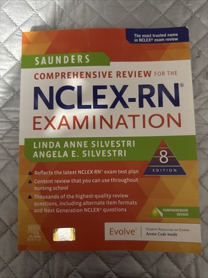 Saunders Comprehensive Review for The NCLEX-RN Examination (8th Edition) Book