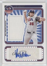 2024 Panini Stars and Stripes USA Signatures Silhouettes /199 Luke Holman Auto