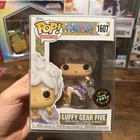 FUNKO POP! ONE PIECE LUFFY GEAR 5 #1607 LIMITED EDITION GLOW CHASE + PROTECTOR