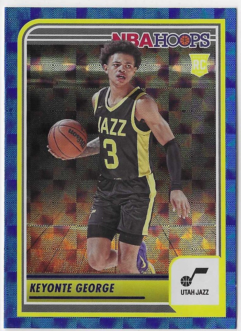 2023-24 Panini NBA Hoops Rookies Hyper Blue Keyonte George #271 **RC**
