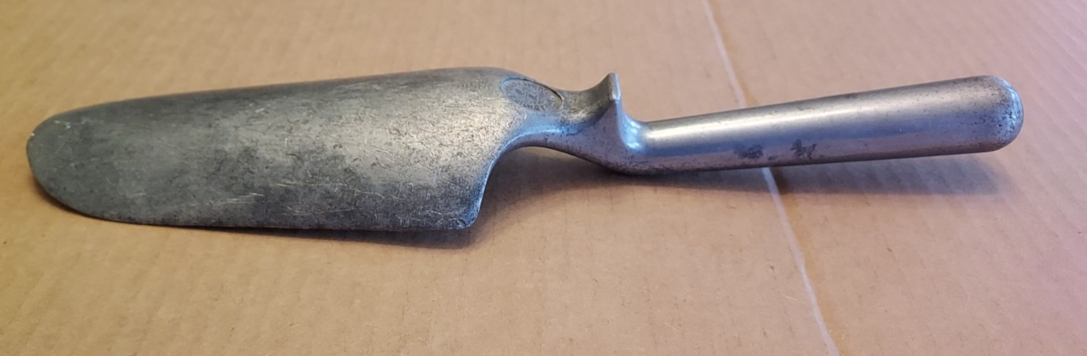 Vintage Westfield Cast Aluminum Garden Trowel 11" x 3". - Made in USA