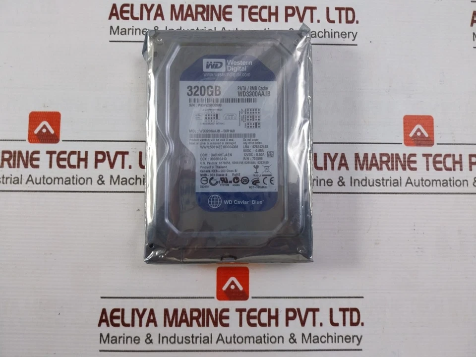 WESTERN DIGITAL WD3200AAJB WD Caviar Blue Series 320GB 3.5" PATA Hard Drive - Image 2 of 4