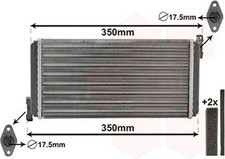 VAN WEZEL 30006109 Wärmetauscher Innenraumheizung Kühler