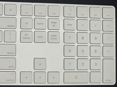 Apple Magic Keyboard with Numeric Keypad Space Gray A1843 for sale