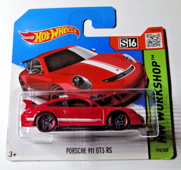 Hot Wheels - Porsche 911 GT3 Rs - Short Card - Hw Workshop 2015 - CFL78-image